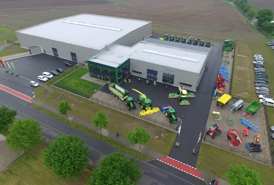 LVD Krone Gelände aus Vogelperspektive