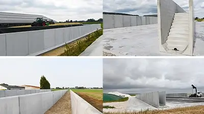Bilder Collage Betonwände