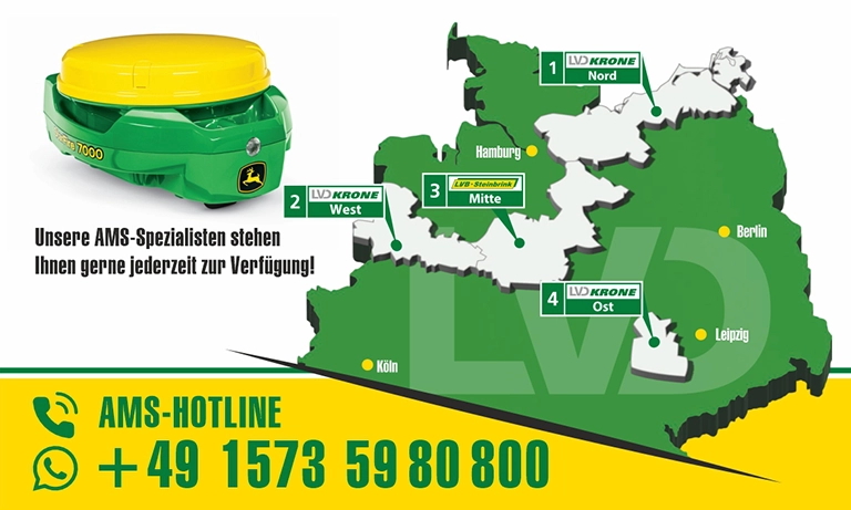 Precision AG Übersicht der Standorte und Telefonnummer